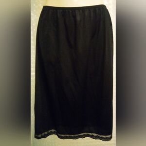 Vintage Deena Short Slip Black Size M